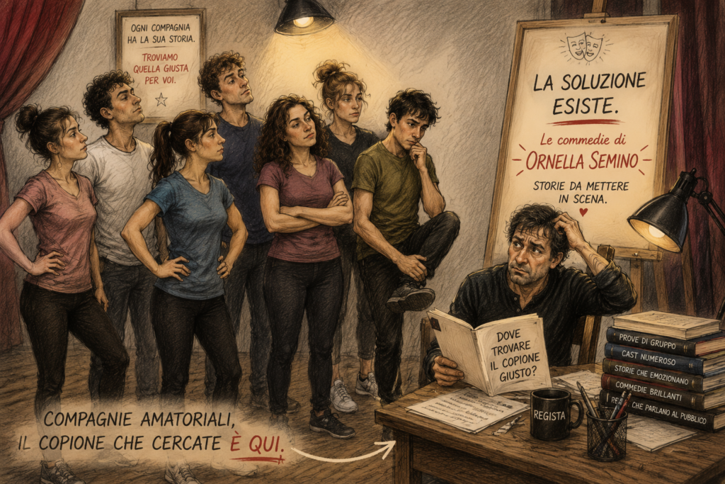 Commedie teatrali per compagnie amatoriali - copioni originali di Ornella semino