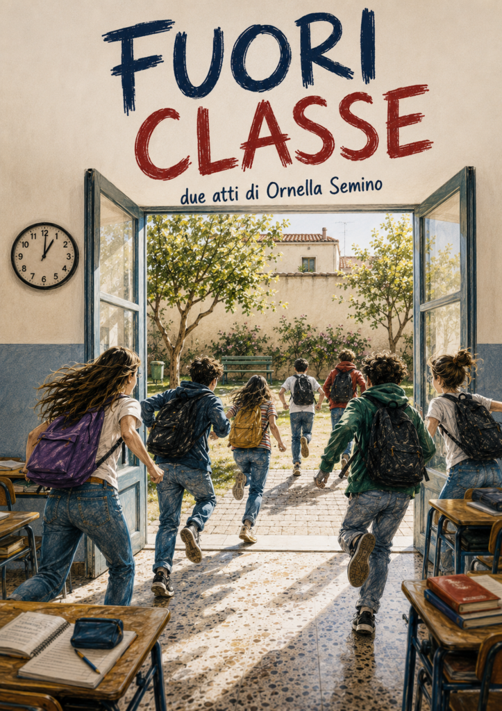 Fuori classe, commedia teatrale per ragazzi e scuole di teatro.
